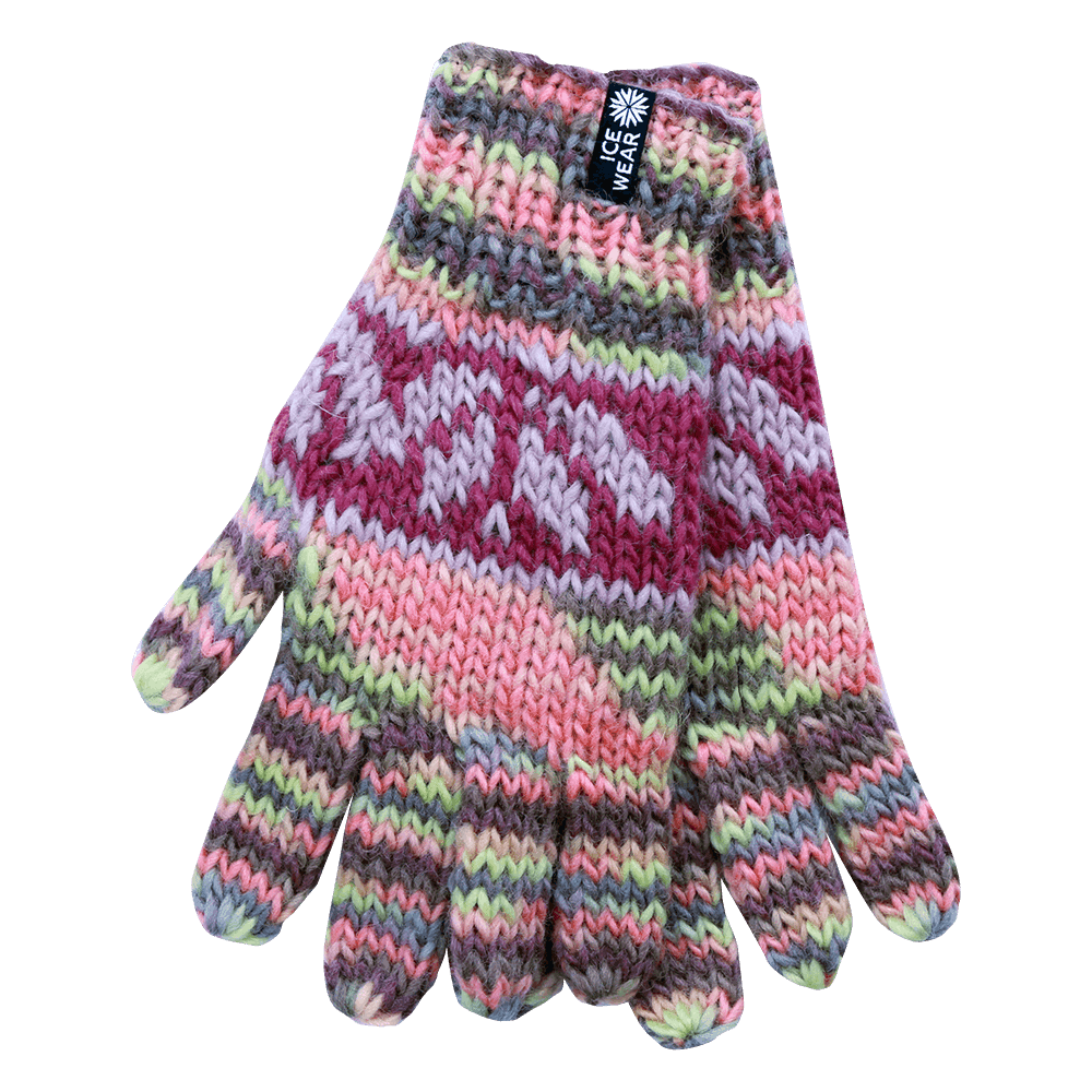 Daley hand knitted wool gloves