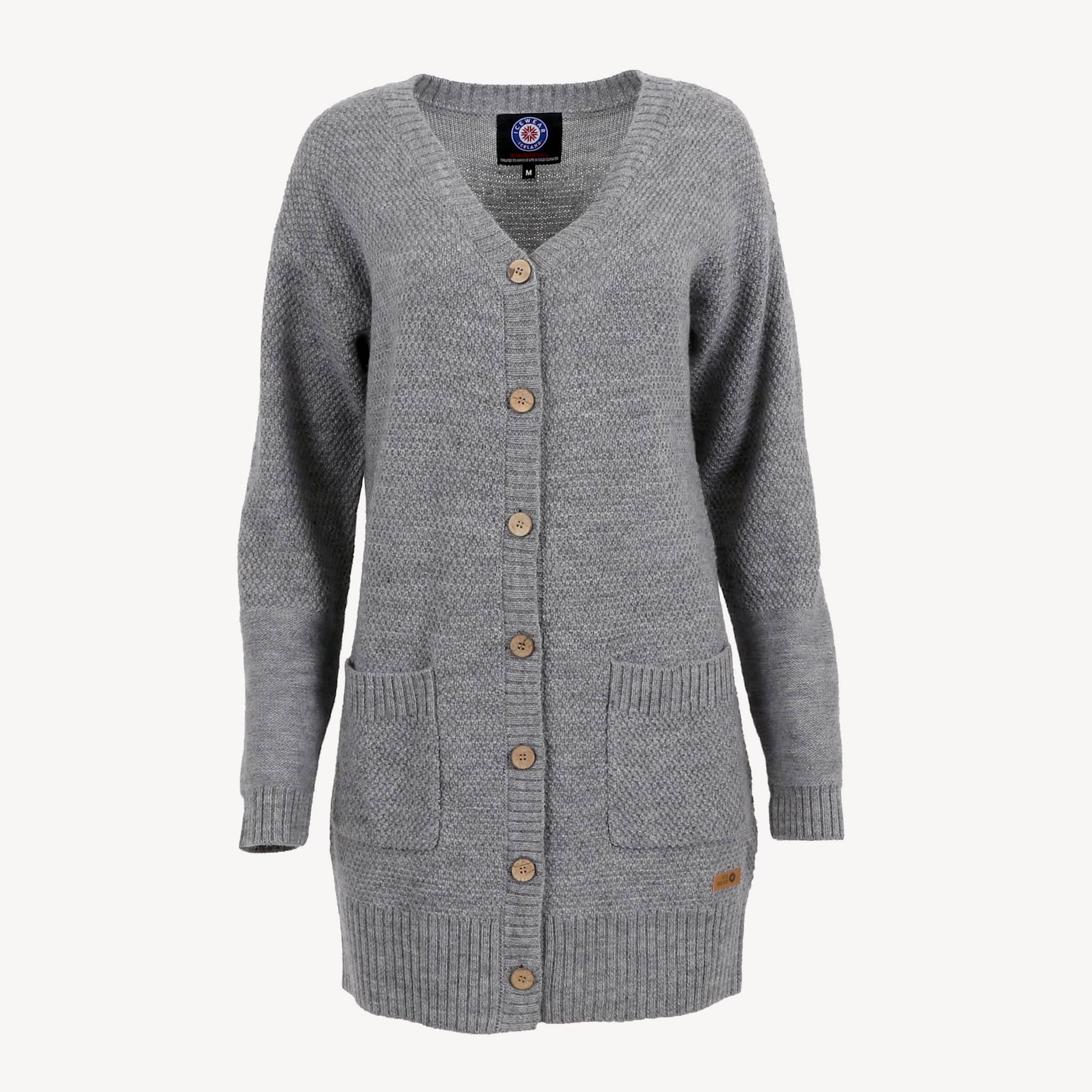 Mæja long wool cardigan 